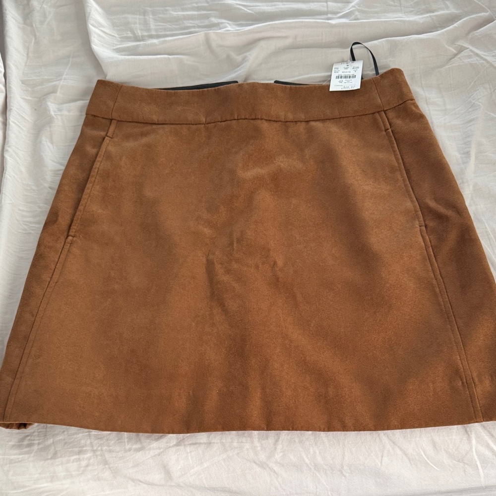 J. Crew Tan Mini Skirt